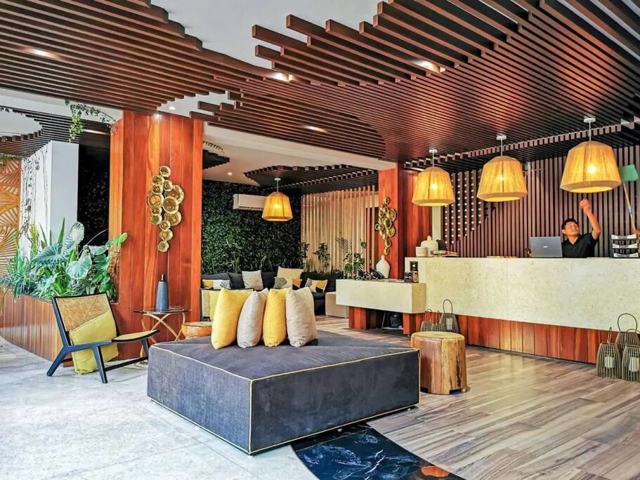 Modern Studio Downtown With Rooftop, Pool, Gym And Parking تولوم 0*,